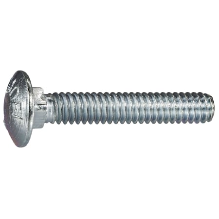 Midwest Fastener 1/4"-20 x 1-1/2" Zinc Plated Grade 5 Steel Coarse Thread Carriage Bolts 100PK 07482